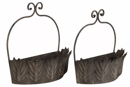 Väggampel Blad Metall