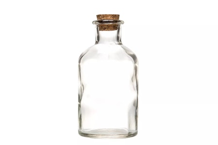 Glasflaska/Kork Klar