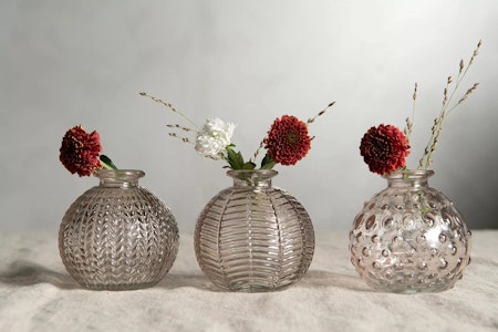 Vas Trio Mönster Rosa Mix