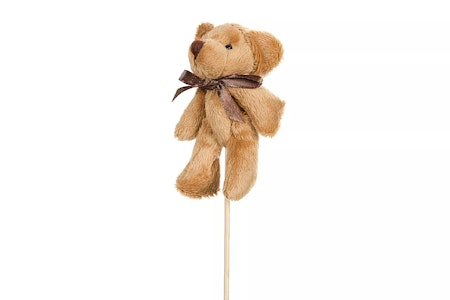Nalle Rosett Pinne Brun