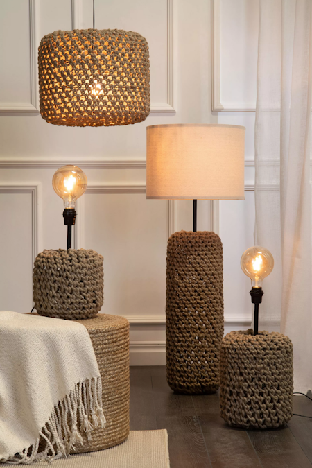 Taklampa Coast Jute Natur