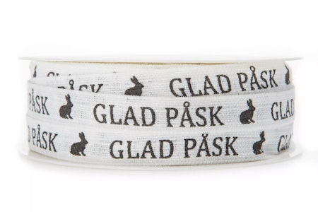Band Glad Påsk Vit/Brun