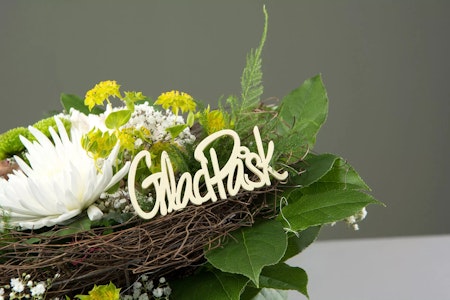 Glad Påsk Stick Gul