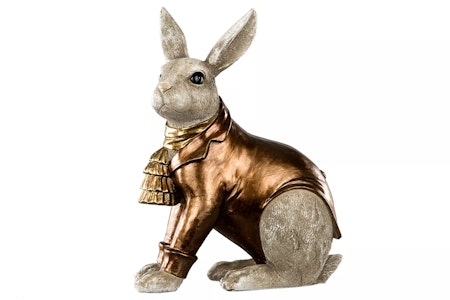 Kanin Klädd Brons Poly