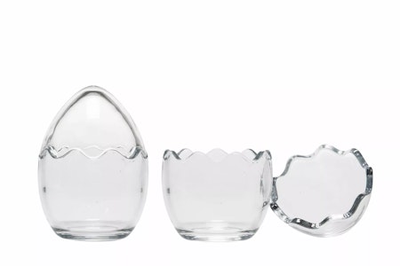 Äggskål Glas Candy
