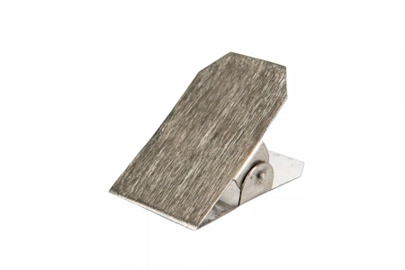 Klämma Borstad Silver