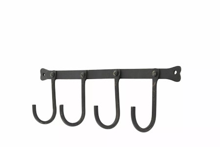 Kroklist 4 Krokar Svart