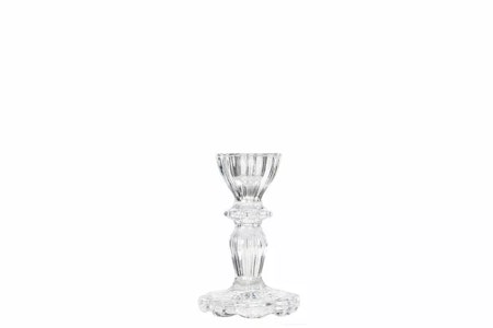 Glasljusstake Elegant Klar