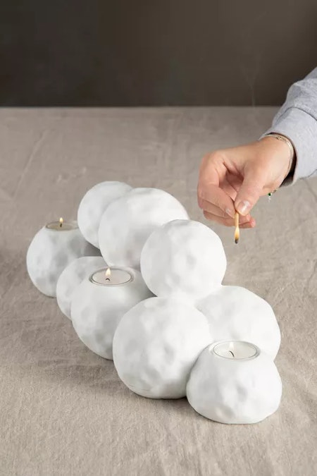Ljuslykta Snöbollar Poly