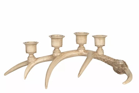 Ljusstake Renhorn 4 Ljus Poly