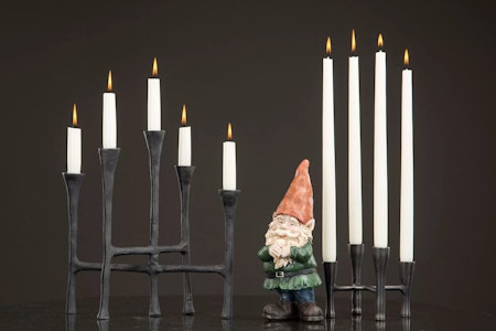 Ljusstake Svart Metall
