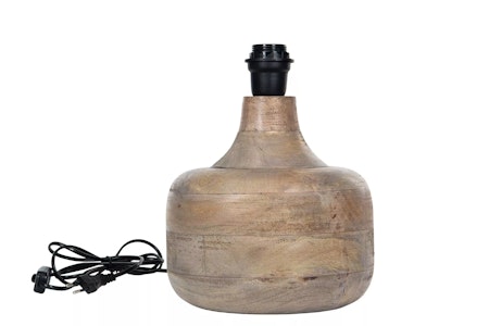 Lampfot Form Antik Trä