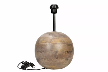 Lampfot Globe Trä Antik