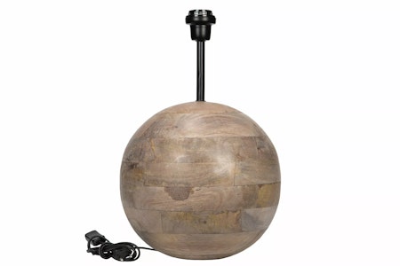 Lampfot Globe Trä Antik