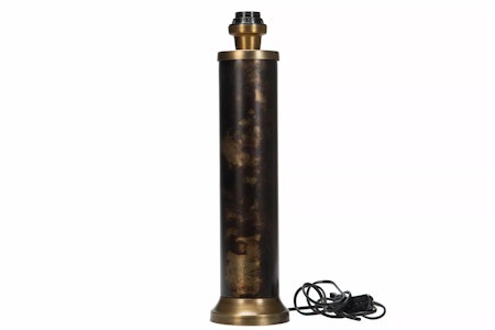 Lampfot Pelare Antik Mässing/ Brun