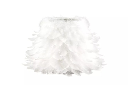 Lampskärm Fjäder Vit