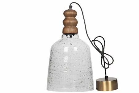 Taklampa Tahi Glas/Trä