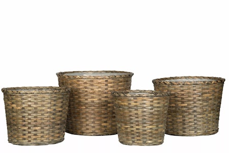 Korg Mörk Natur Bambu