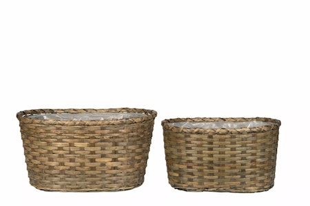 Korg Mörk Natur Bambu