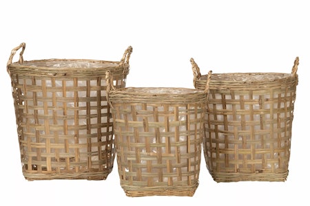 Korg Natur Flätad Plastliner