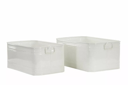 Kruka Kvadrat Emalj Shell