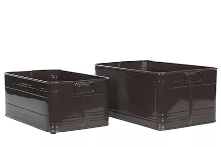 Kruka Kvadrat Emalj Choco