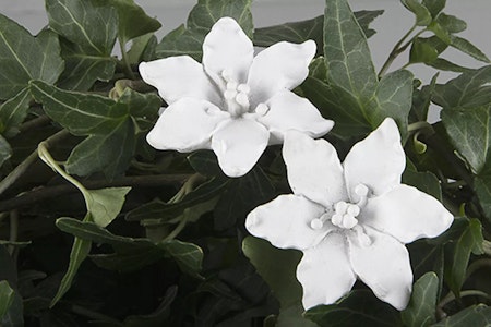 Blomma Stick Lilja Vit Poly