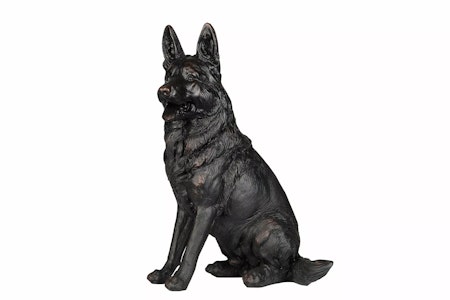 Hund Schäfer Svart/Brun Poly