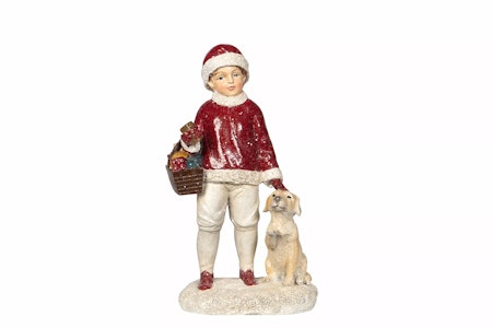 Tomtebarn Med Hund Poly