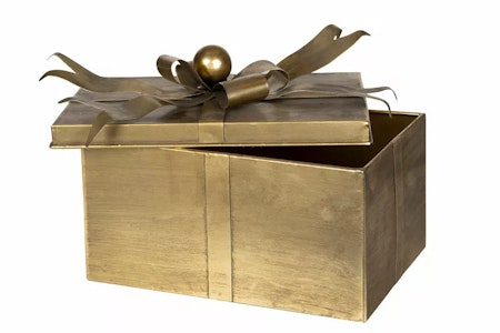 Box Paket Antik Mässing