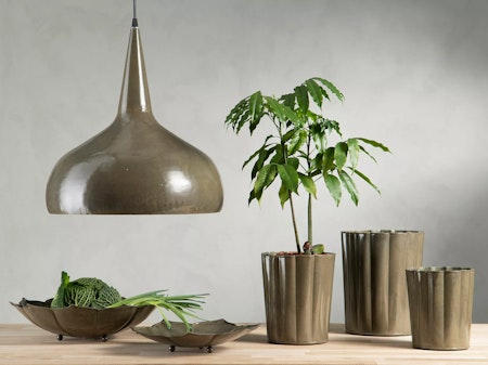 Bricka/Skål Blom Olive