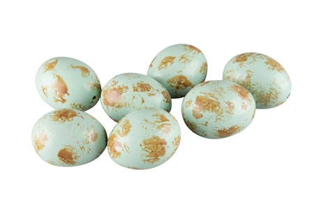 Hönsägg Mintgrön med stänk
