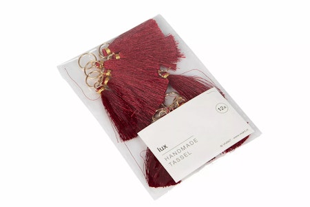 Tassel Lux Vinröd