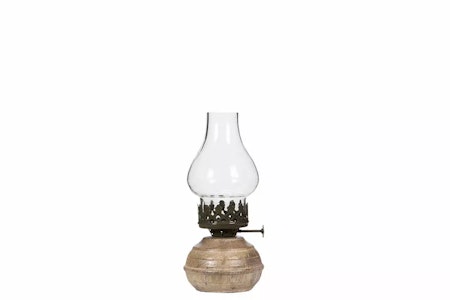 Lampa/Värmeljus Lea Trä Antik/Olive