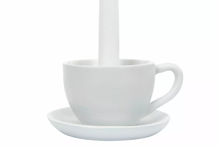 Ljushållare Kopp Creme Poly