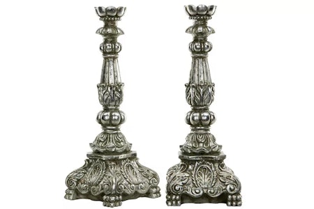 Ljusstake Enya Antik Silver
