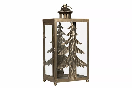 Lykta Gran Antik Champagne