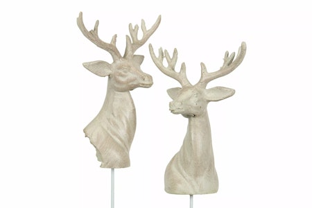 Hjorthuvud Stick Natur Poly