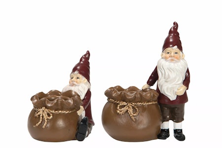 Ljusstake Tomte Mix Poly