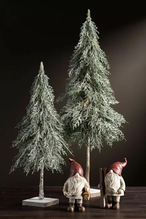 Tomte Skidor/Lykta Mix Poly