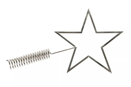 Julgransstjärna Silver