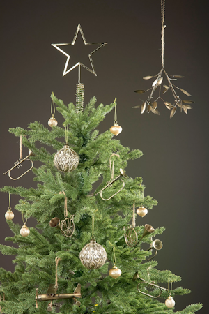 Julgransstjärna Silver