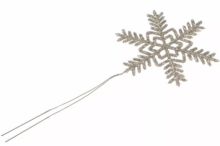 Julgranstopp Snöflinga Bella Silver