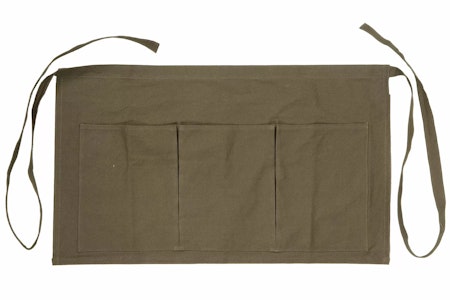 Förkläde Canvas Khaki Kort