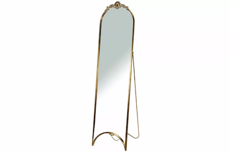 Golvspegel Ornament Guld