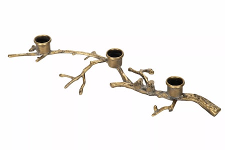 Ljusstake Fågelkvist Mässing