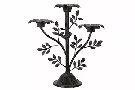 Ljusstake Haily Svart/Mässing