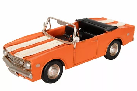 Bil Creme/Orange Metall