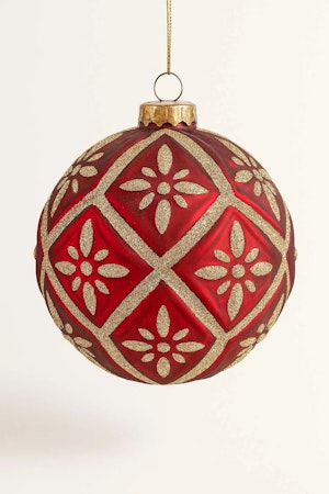Glass Ball Red 15 cm