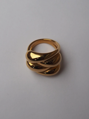Bolleta R stainless 18K size 7